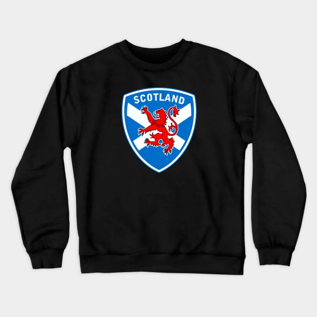 Patriotic Scotland LION motif Crewneck Sweatshirt by BigTime